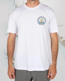 Equipaggio Salato Dos Palms Premium S/S Tee White Apparel