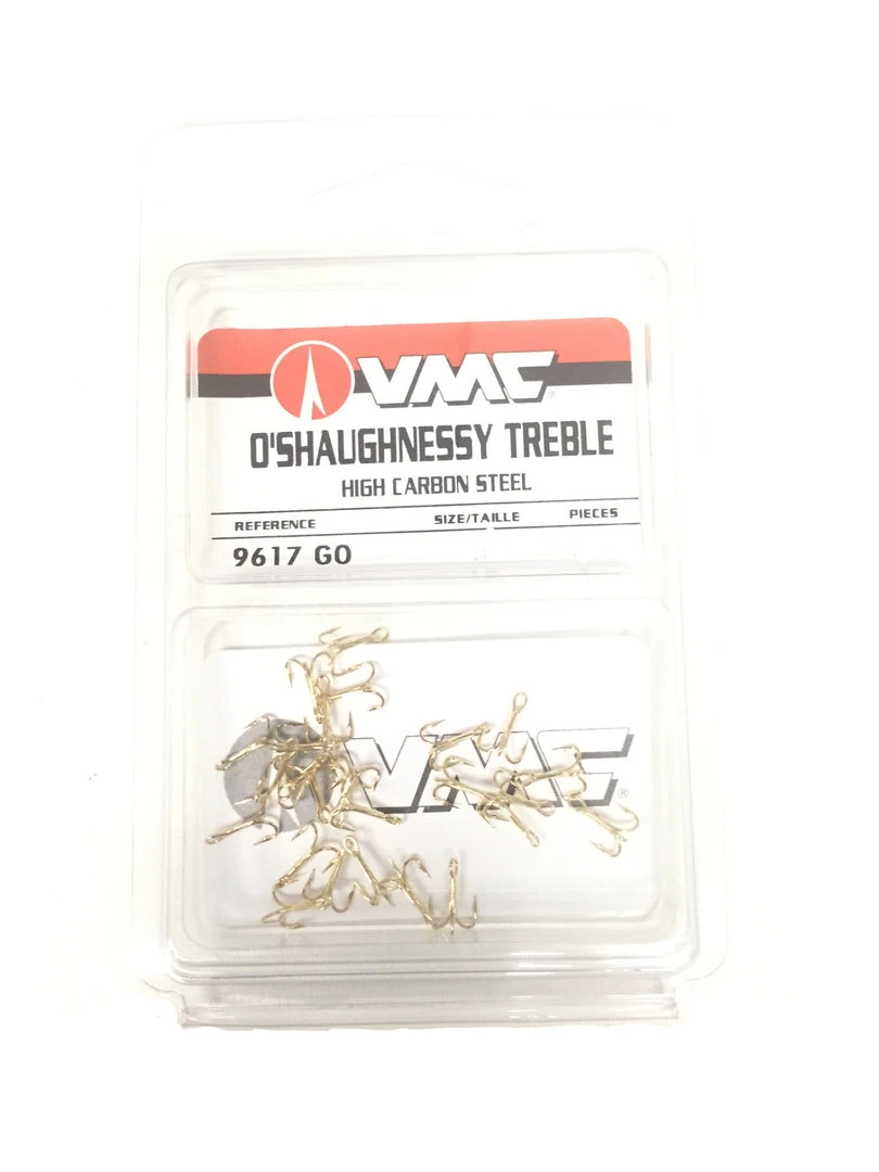 VMC O'Shaughnessy Gold Treble Hooks 1 VMC O'Shaughnessy Gold Treble Hooks