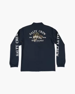 Abbigliamento Snap Jacket Bassman Dell'equipaggio Salato -Negozio Strumenti Pesca Economico 20935080 NVY BACK 1080x1080