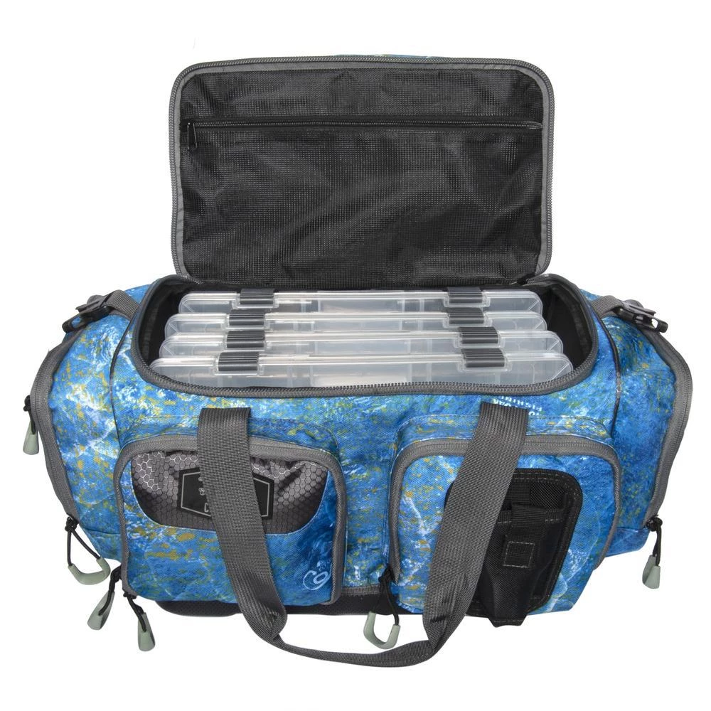 Calcutta Squall 3700 Tackle Bag Con Bait Binder D'acqua Dolce 2 Calcutta Squall 3700 Tackle Bag Con Bait Binder D'acqua Dolce - immagine 2