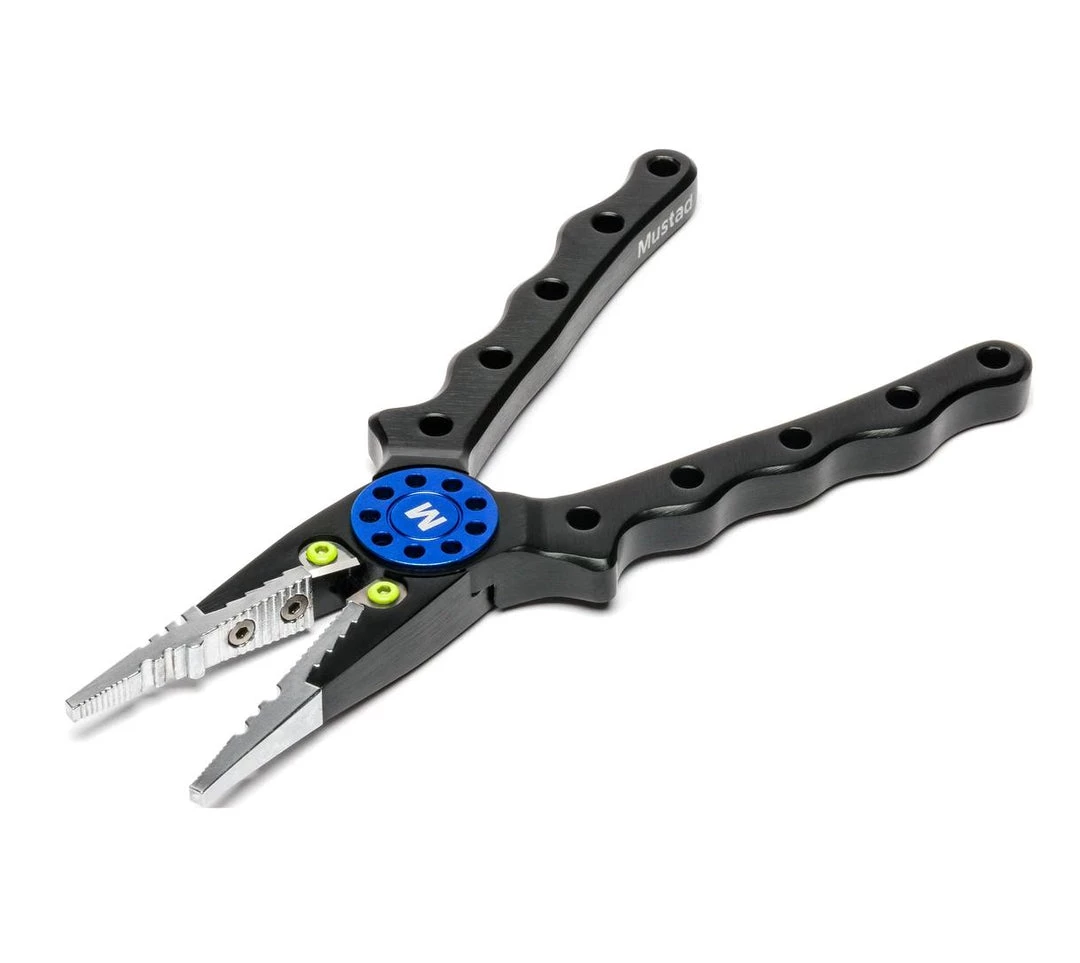 Mustad D'acqua Dolce 6.5" Pinze Da Pesca In Alluminio Verde- MT123 1 Mustad D'acqua Dolce 6.5" Pinze Da Pesca In Alluminio Verde- MT123