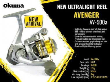 Okuma Avenger Spinning Bobina Spinning Bobine 2 Okuma Avenger Spinning Bobina Spinning Bobine - immagine 2