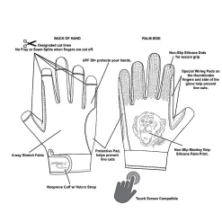 Acqua Dolce Fish Monkey Free Style Custom Fit Guanto UPF 50+ 8 Acqua Dolce Fish Monkey Free Style Custom Fit Guanto UPF 50+ -Negozio Strumenti Pesca Economico FM22 OUTLINE 1080x1080