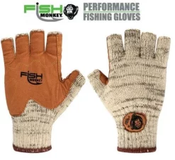 Fish Monkey Wooly Mezzo Dito Lana Guanto Da Pesca D'acqua Dolce