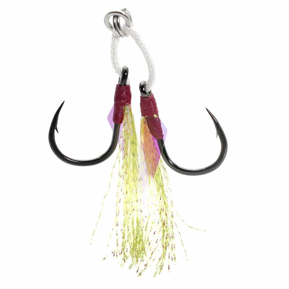 Mustad Light Double Jigging Assist Griglia J-ASSIST4 Ganci 1 Mustad Light Double Jigging Assist Griglia J-ASSIST4 Ganci