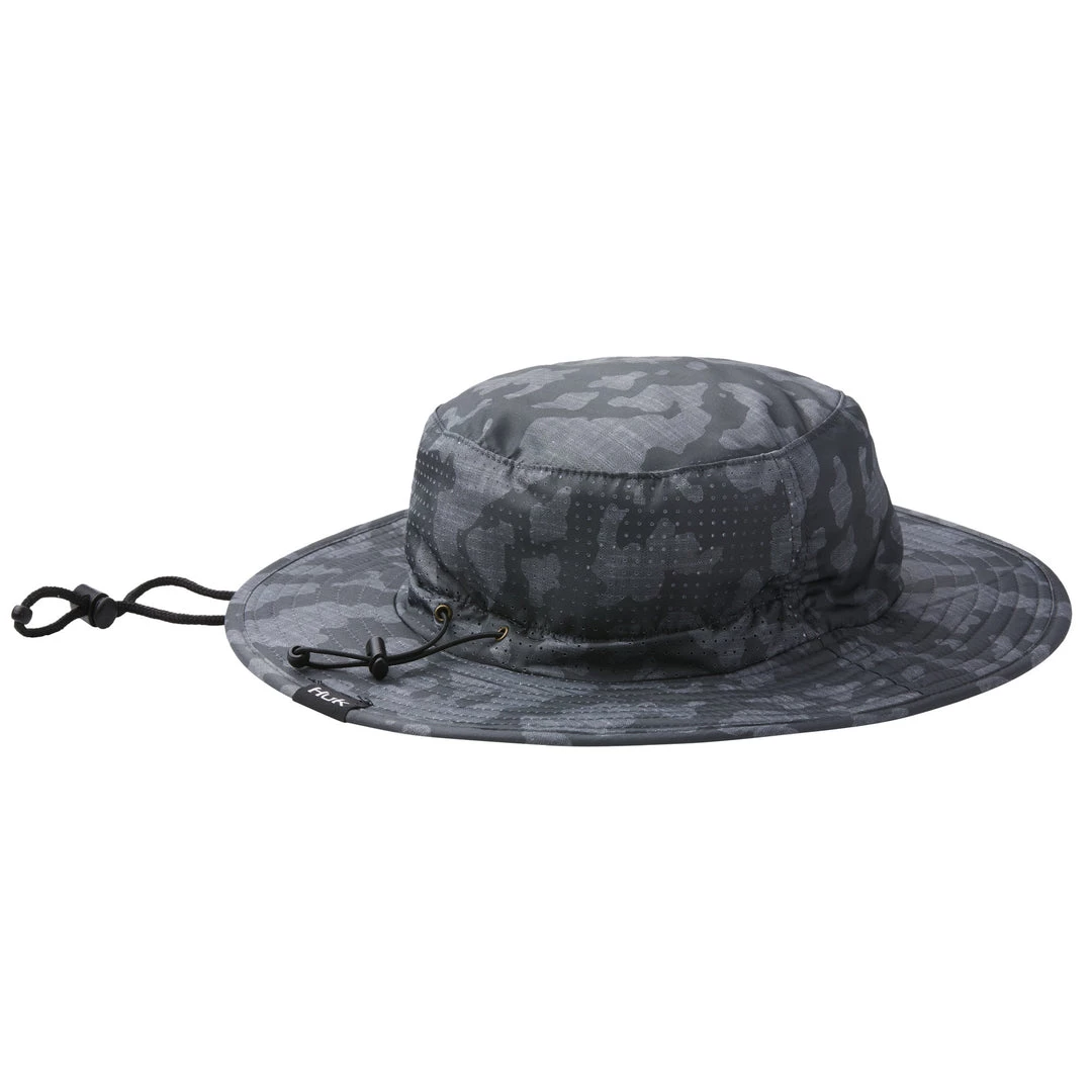 Apparel Huk Running Lakes Boonie Hat Ash Vulcanico 2 Apparel Huk Running Lakes Boonie Hat Ash Vulcanico - immagine 2
