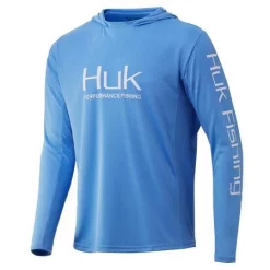 Huk ICON X Felpa Manica Lunga Tech Tee -Negozio Strumenti Pesca Economico HUK Huk Icon X Hoodie H1200139 420 Carolina Blue Hero Front 1080x1080