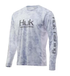 Acqua Dolce Huk ICON X CAMO Maniche Lunghe Tech Tees -Negozio Strumenti Pesca Economico HukICONXCAMO453 1080x1080