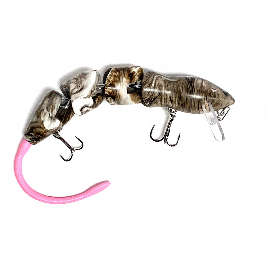 PB Rats D'acqua Dolce PB Rat 4 Pezzo Wakebait 2 PB Rats D'acqua Dolce PB Rat 4 Pezzo Wakebait - immagine 2