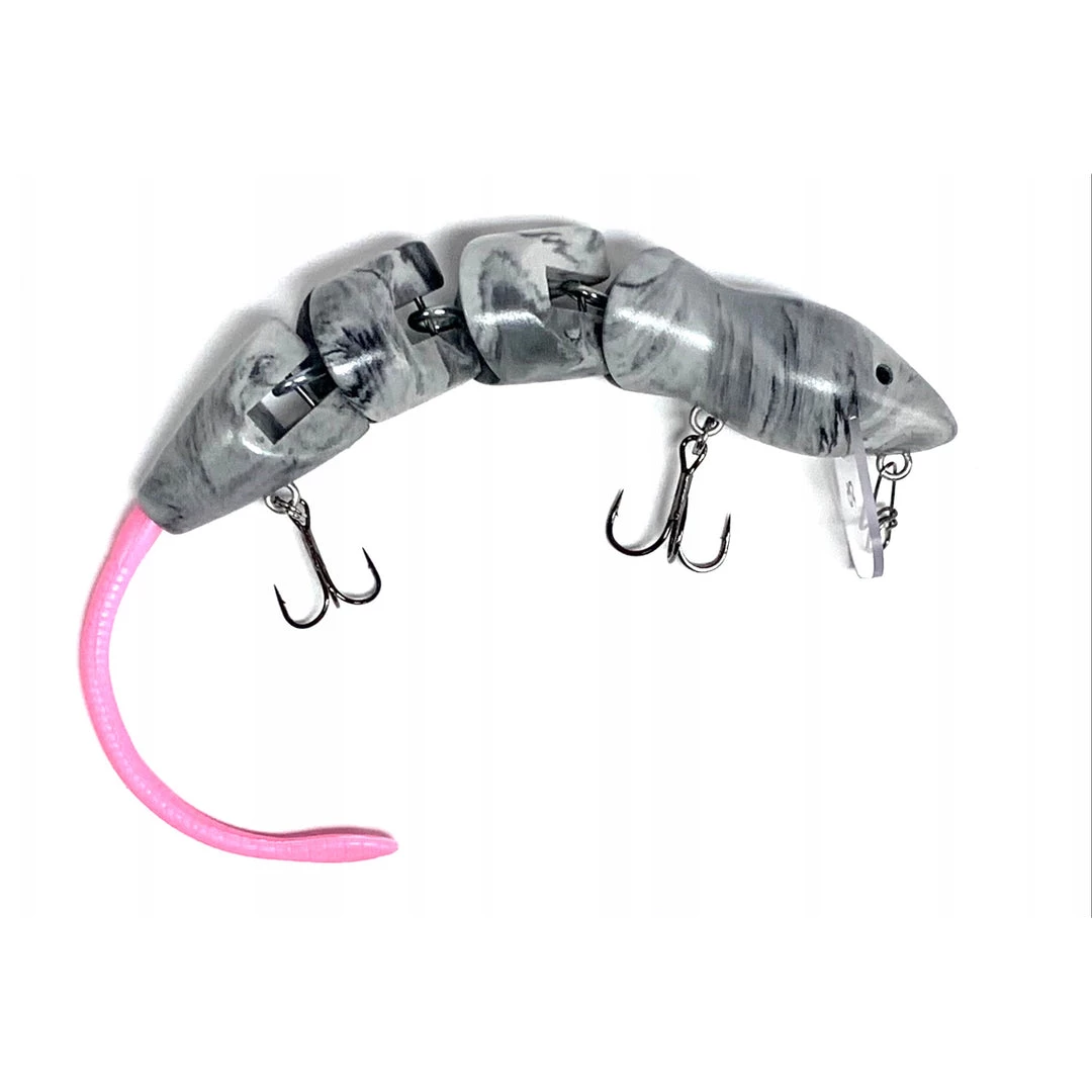 PB Rats D'acqua Dolce PB Rat 4 Pezzo Wakebait 1 PB Rats D'acqua Dolce PB Rat 4 Pezzo Wakebait