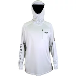 Aftco Jason Christine Hooded Performance Shirt - Grigio