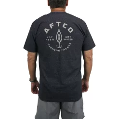 Aftco Westside Maniche Corte Tee Meteorite Nero Heather -Negozio Strumenti Pesca Economico MT7352 GNHR 6 1080x1080