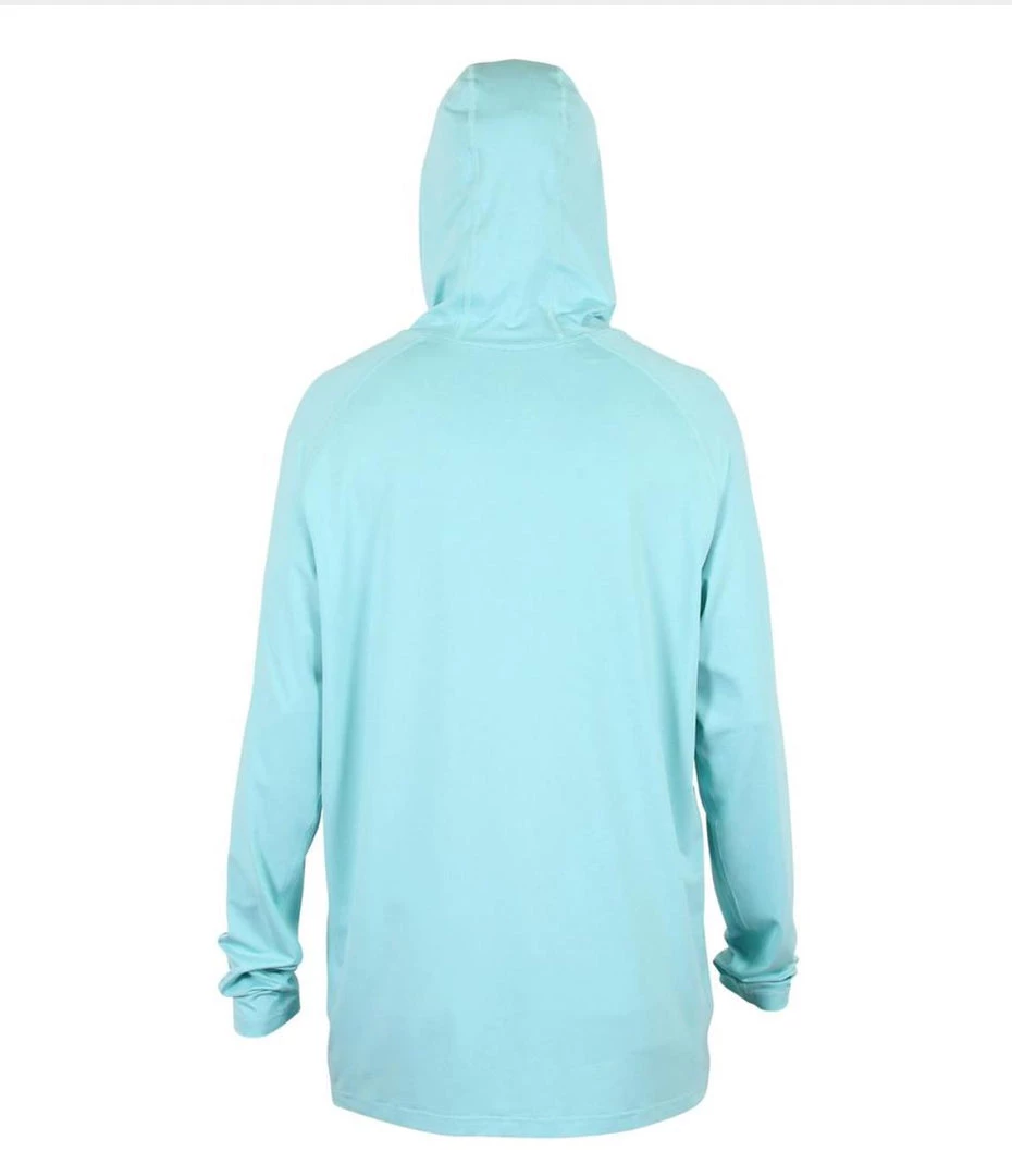 Felpa Aftco Samurai Sun Protection - Bahama Heather 2 Felpa Aftco Samurai Sun Protection - Bahama Heather - immagine 2