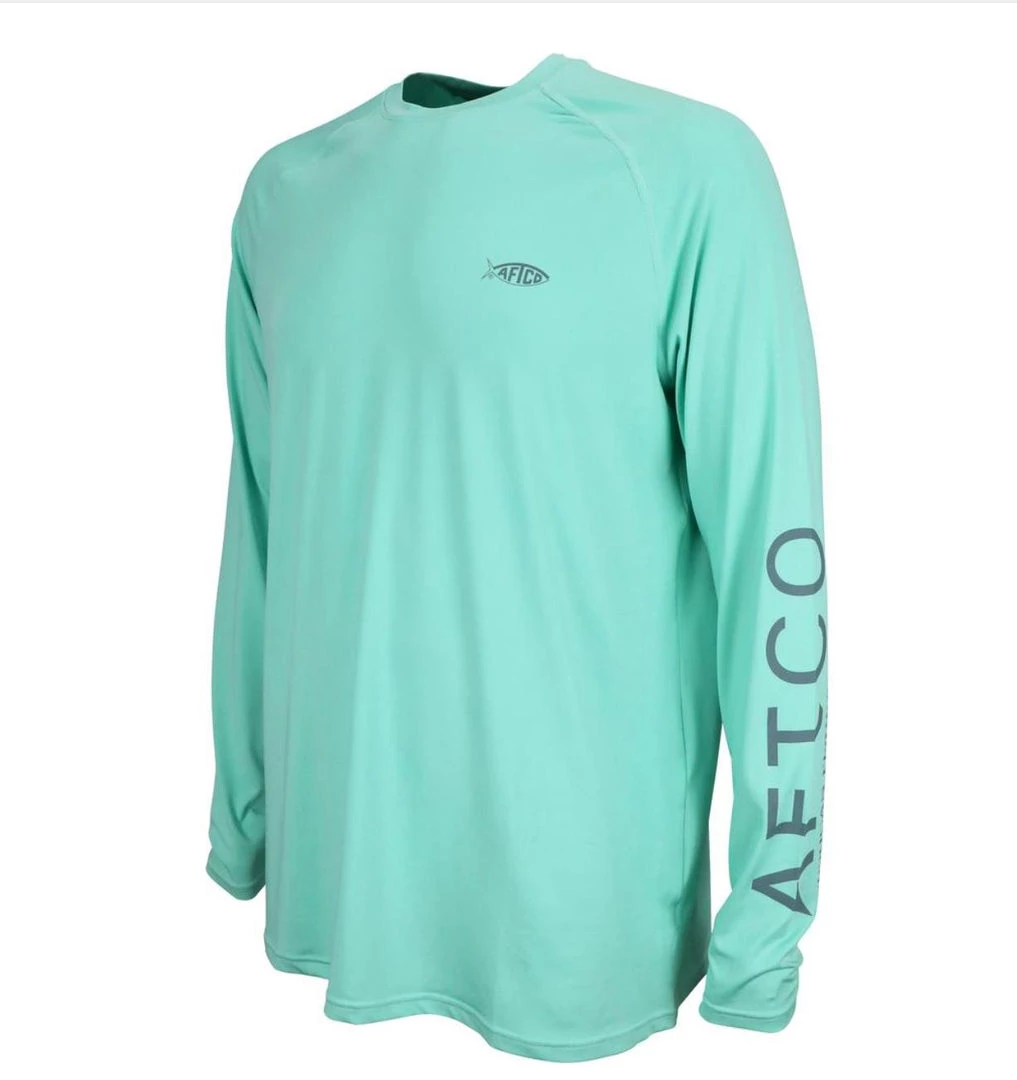 Aftco Samurai LS Sun Protection Shirt - Opal 1 Aftco Samurai LS Sun Protection Shirt - Opal