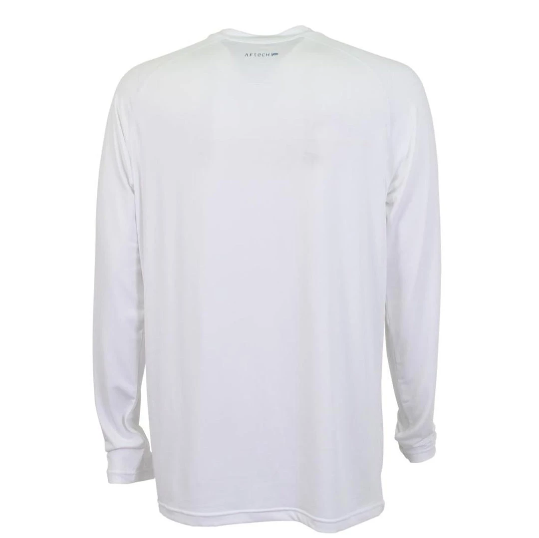 Aftco Samurai L/S Sun Protection Shirt - Bianco 2 Aftco Samurai L/S Sun Protection Shirt - Bianco - immagine 2