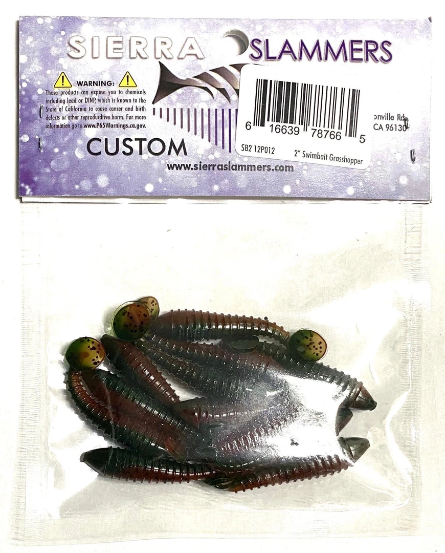 Sierra Slammers 2" Trout Bulk Swimbaits Freshwater 11 Sierra Slammers 2" Trout Bulk Swimbaits Freshwater - immagine 11