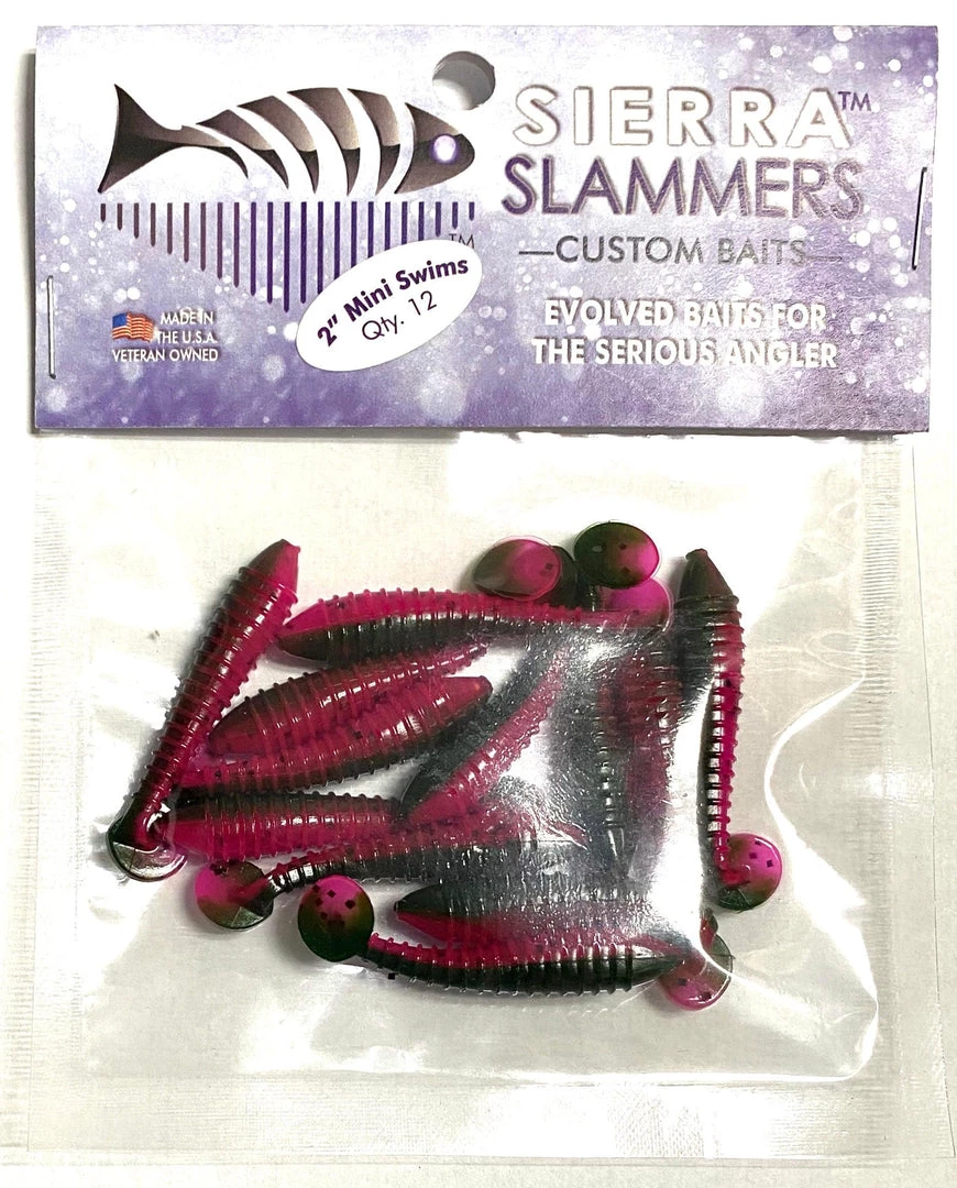 Sierra Slammers 2" Trout Bulk Swimbaits Freshwater 8 Sierra Slammers 2" Trout Bulk Swimbaits Freshwater - immagine 8