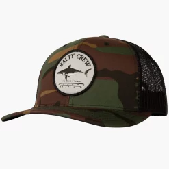 Cappello Da Camionista Bruce Retro Salty Crew - Camo