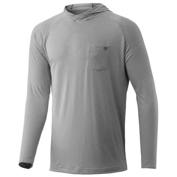 Hoodie Huk Waypoint D'acqua Dolce - Grigio 1 Hoodie Huk Waypoint D'acqua Dolce - Grigio