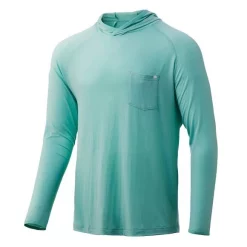 Hoodie Huk Waypoint D'acqua Dolce - Linchen