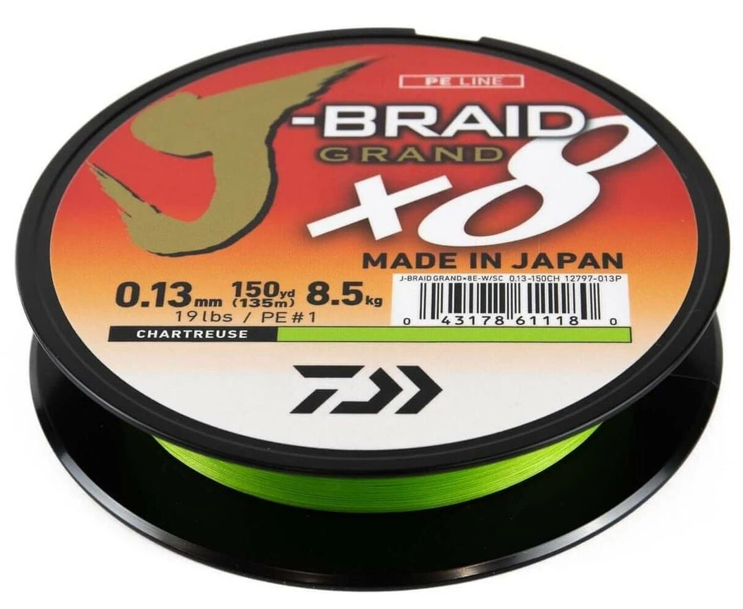 Daiwa Dawia J-Braid X8 Grand Braided Line 300 Yds 1 Daiwa Dawia J-Braid X8 Grand Braided Line 300 Yds