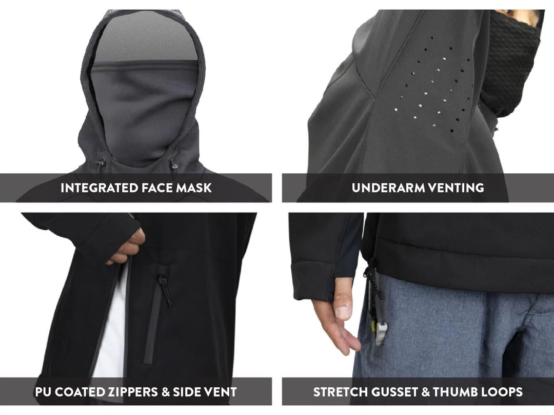 AFTCO Reaper 3-Layer Giacca Antivento Softshell 11 AFTCO Reaper 3-Layer Giacca Antivento Softshell - immagine 11