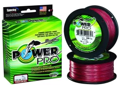 Power Pro Spectra Linea Intrecciata Vermillion Red 300 Yards
